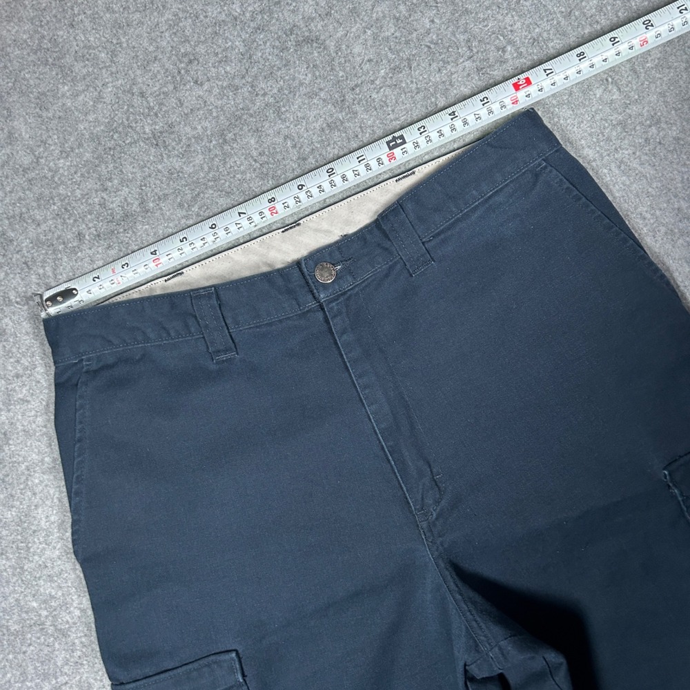 Dickies Cargo Shorts Mens 34(32x10) Navy Blue Loose Fit Workwear Skate Utility - Picture 7 of 14